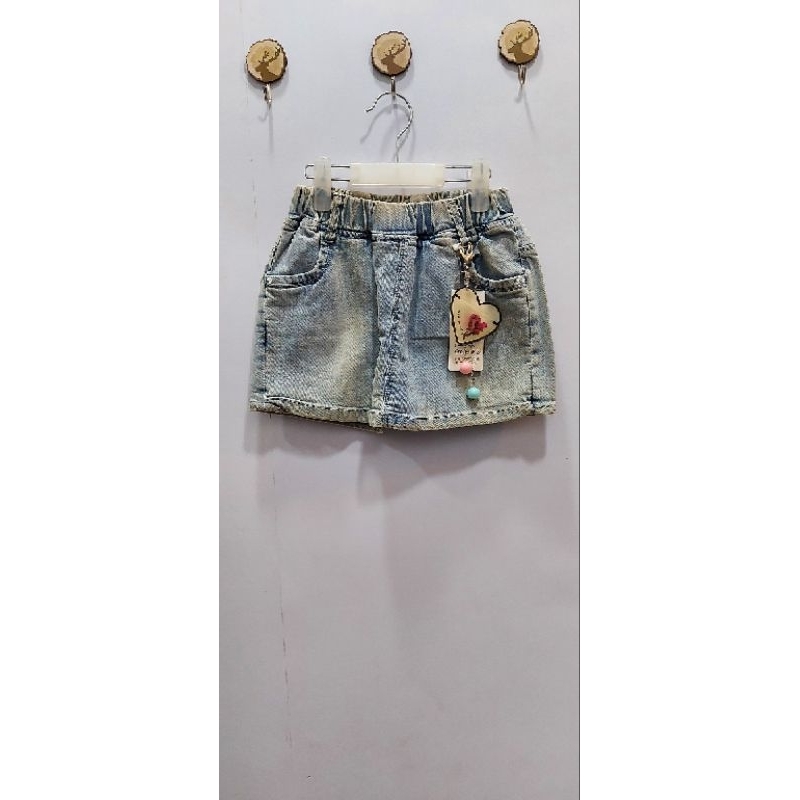 CELANA JEANS ROK PENDEK/ANAK CEWEK