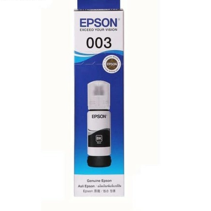 Tinta Epson Original Epson T003 Black untuk Epson L1110 L3110 L3150 L3210 L5190