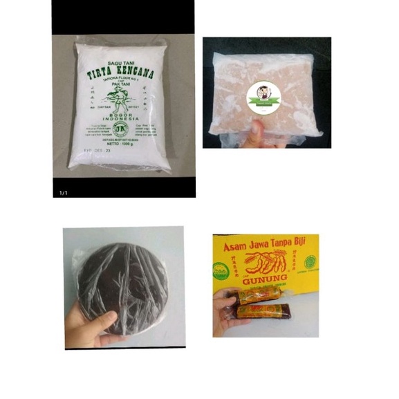 

TIPE USW660 Paket Murah ( 1Kg Ikan Tenggiri -2+Sagu 1kg+1Kg Gula Batok Linggau+150 Gram Asam Jawa)