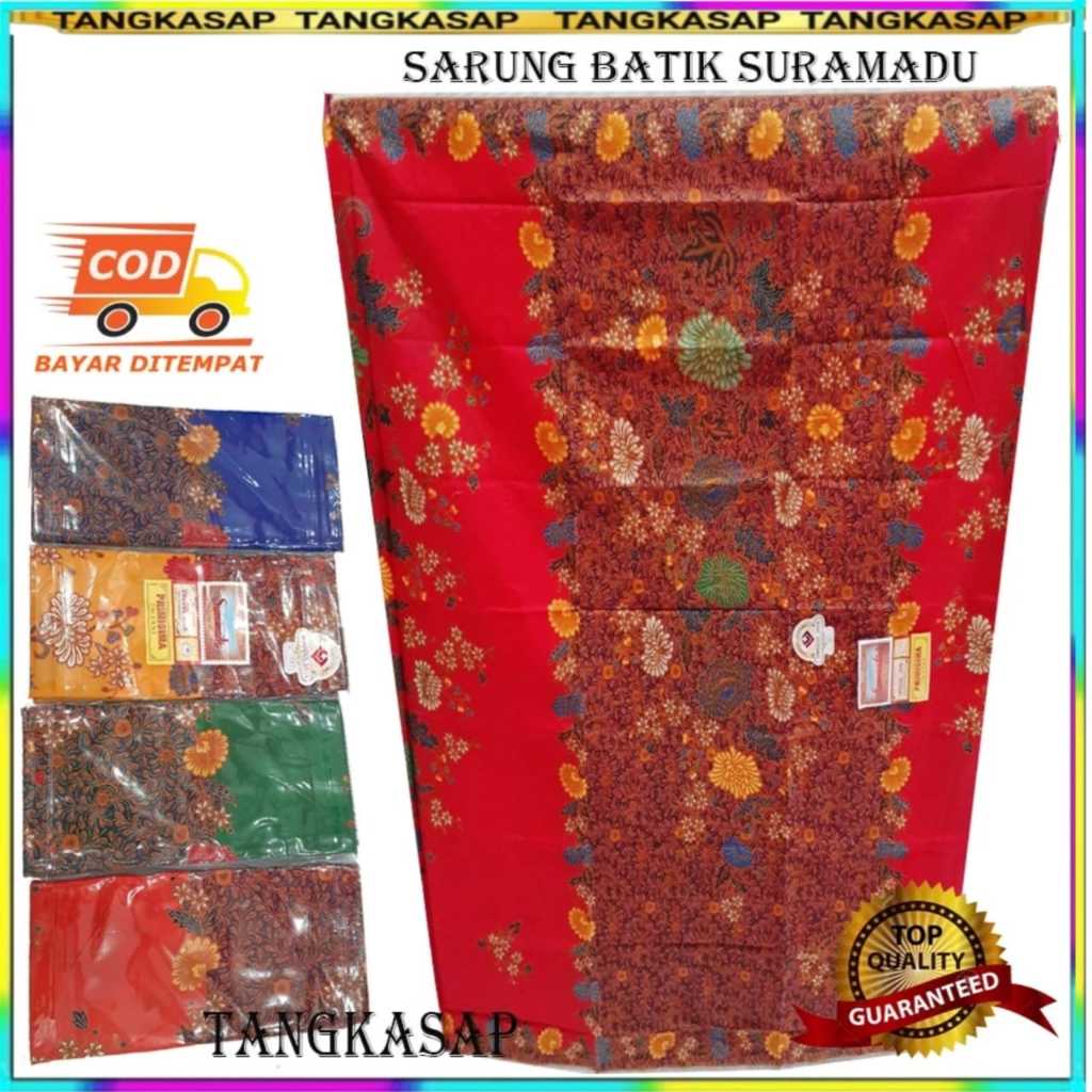 Kain Batik Sarung Suramadu Unggul Jaya /Kain Sarung Batik / Kain Sarung Fashion Sarung Modis