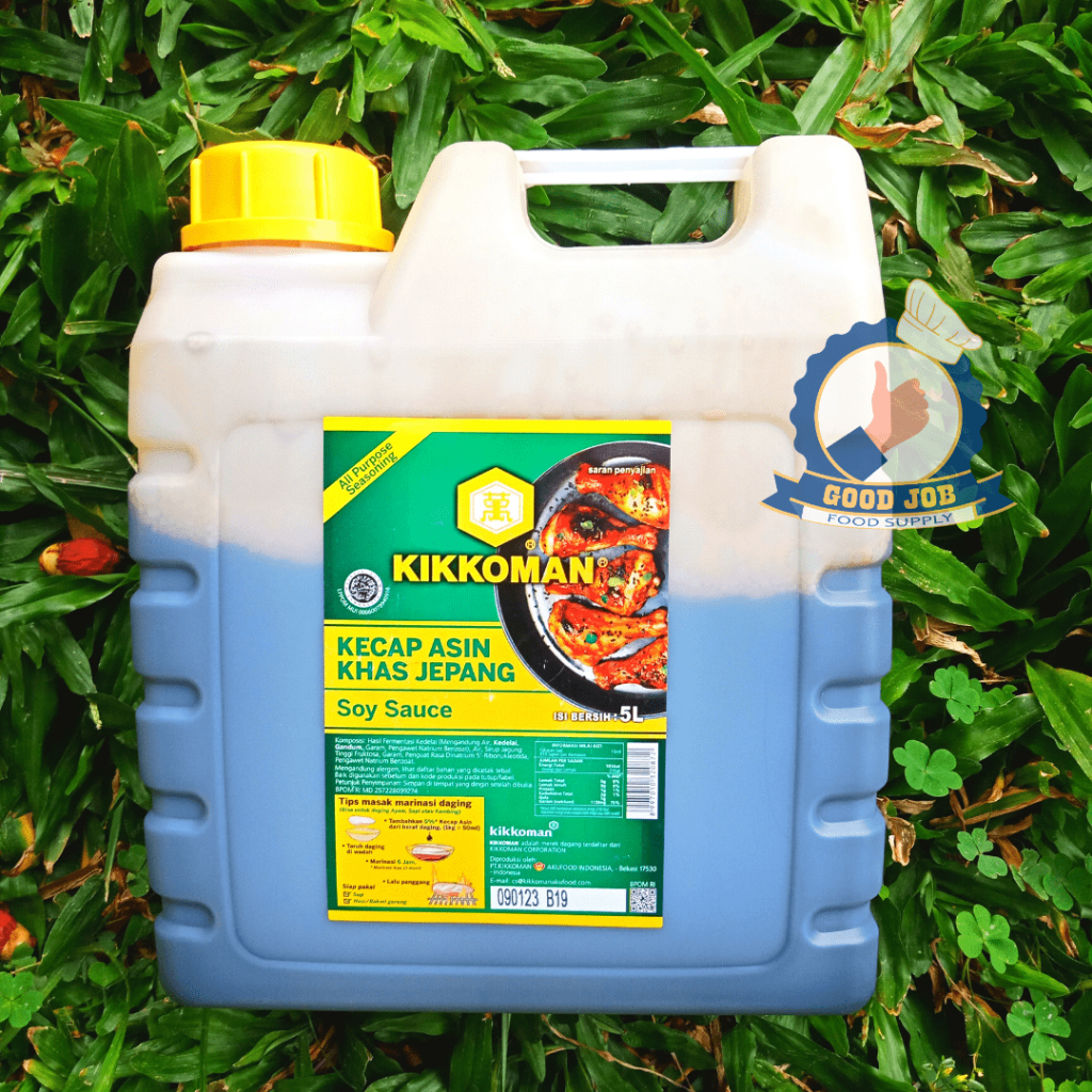 

KIKKOMAN Shoyu Kecap Asin Jepang 5 Liter Halal - All Purpose
