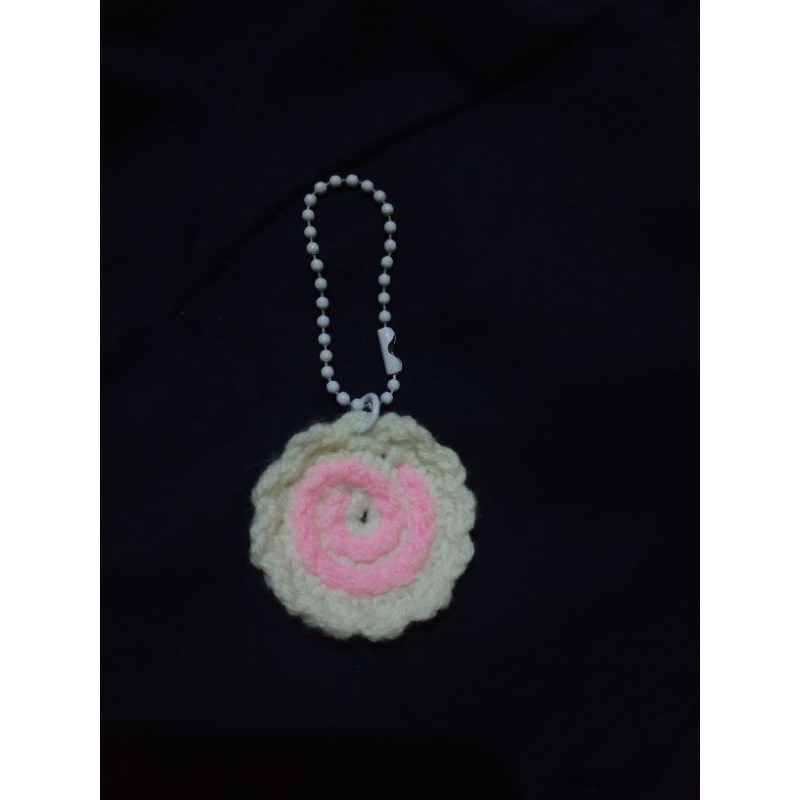 Gantungan Kunci Naruto Maki crochet keychain berbahan Benang Rajut