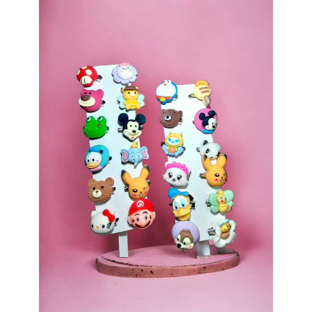 12 pcs bros clay karakter lucu bros anak lucu imut lusinan