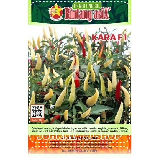 Johrnia 15 Benih Biji Cabe Rawit KARA F1