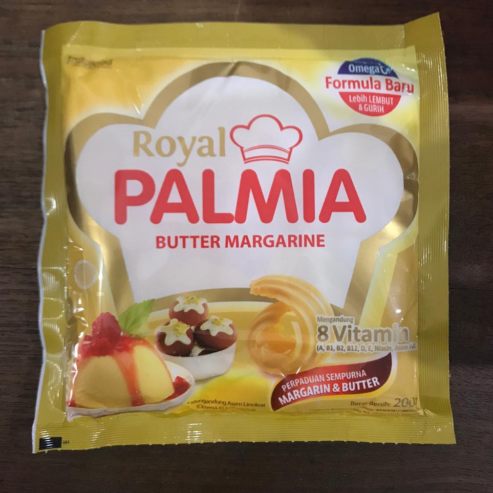 

modelTipe BDW293 Butter Margarine Royal Palmia 200gr !!-