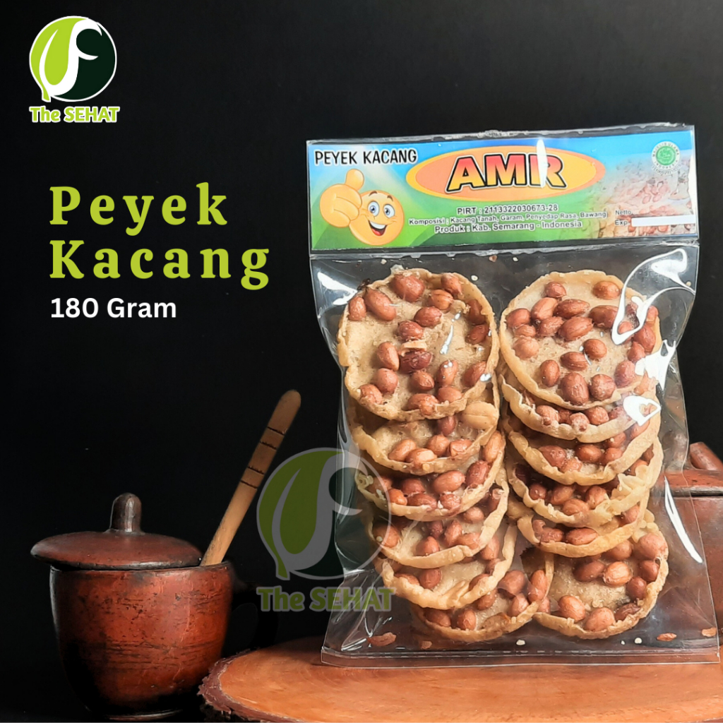 

TheSehat Peyek Kacang Tanah Cemilan Asin Gurih Enak Rempeyek Kacang 180gr
