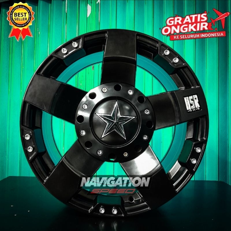 Pelak Velg Model Offroad R17 Pajero Fortuner Hilux Triton Strada dll Hsr Rasta Ring 17