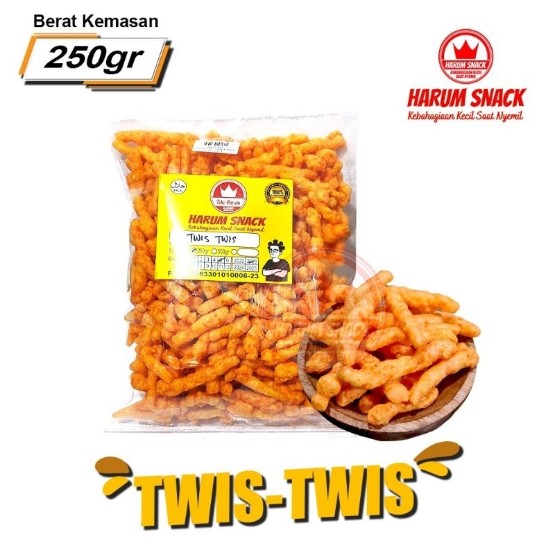 

TWIS TWIS 250 gram [Harum Snack Official]