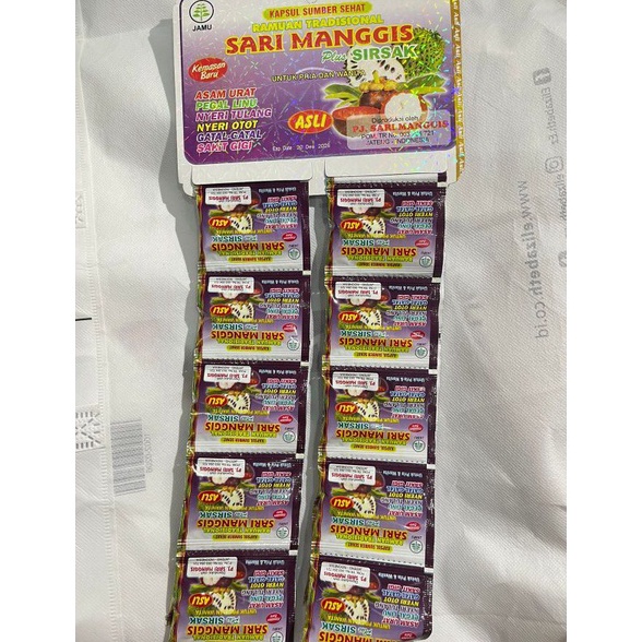

40 SARI MANGGIS ←Best Product