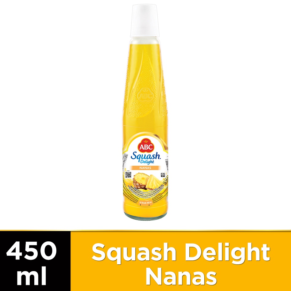 

42 ABC Sirup Squash Delight Nanas 450 ml mhpqr