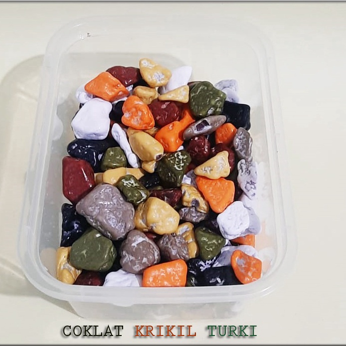 

Ready coklat krikil turki 1kg |coklat stone turki | coklat krikil turki fanatik