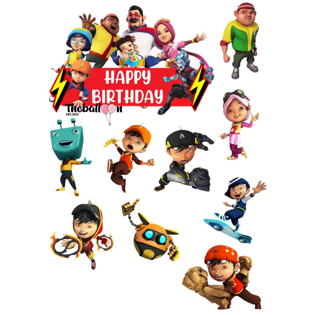 Topper Cake Boboiboy