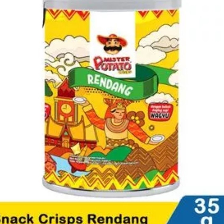 

Super Promo MISTER potato crisps RENDANG / ORIGINAL 35 gram