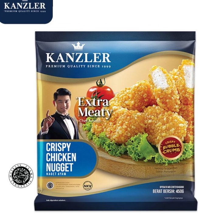 

Ready Stock KANZLER Crispy Chicken Nugget 450 gr