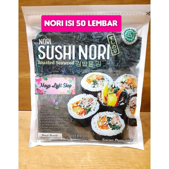 

Terk!!ni nori sushi 50 lembar Promo Sale Termurah Nori Manjun ekonomi sakao tokinori nori 50 lembar limited rumput laut sushi dried seaweed Ready Stcok