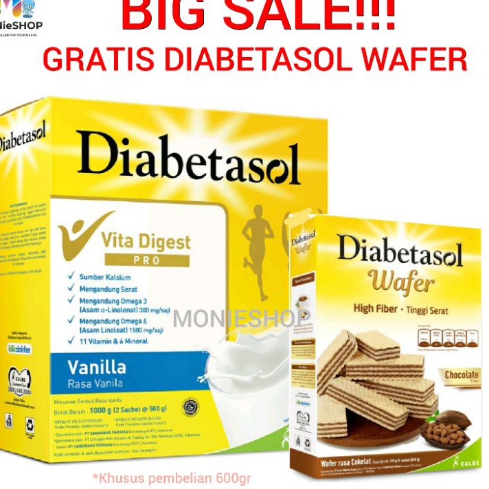 

Bestseller SUSU DIABETASOL Susu Diabetasol 950gr 1Kg / 570gr/ 600gr / Diabetasol 1000 gr