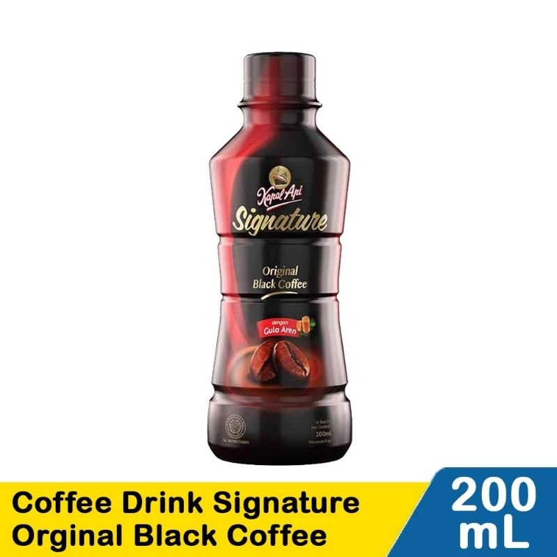 

Kapal Api Coffee Drink Signature Orginal Black Coffee 200Ml