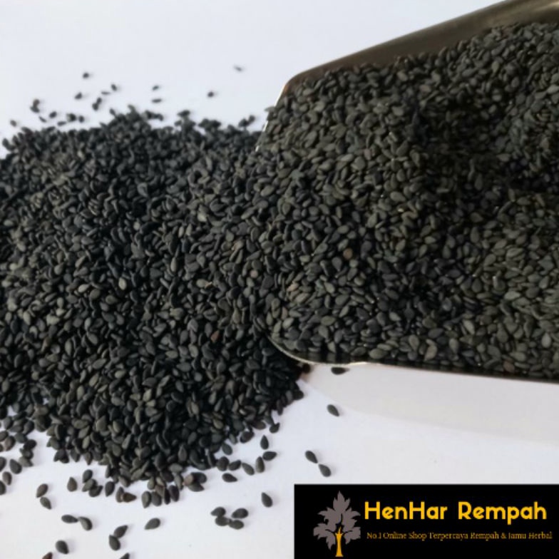 

[❊V49>] Wijen Hitam / Black Sesame seed 1 Kg Impor Terbaru
