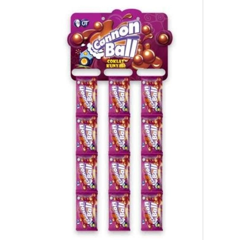 

CANNON BALL PERMEN COKELAT ISI 24 PCS X 5.4 GR