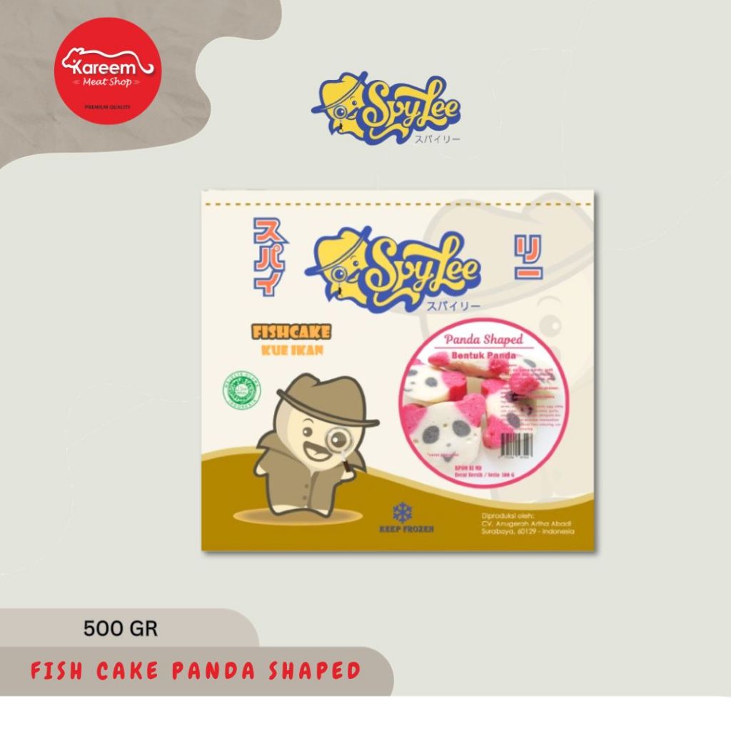 

BAKSO IKAN BERBENTUK PANDA/KUE IKAN/FISH CAKE/FROZEN FOOD