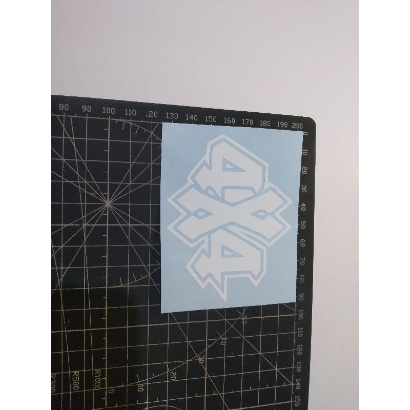 

cutting stiker 4x4