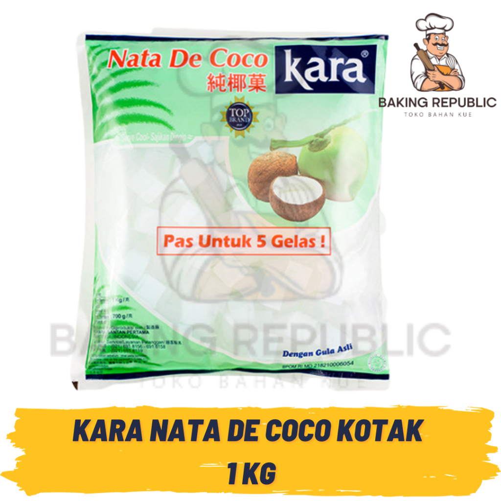 

NATA DE COCO | 1 KG | BENTUK KOTAK | NATA DE COCO BLOK