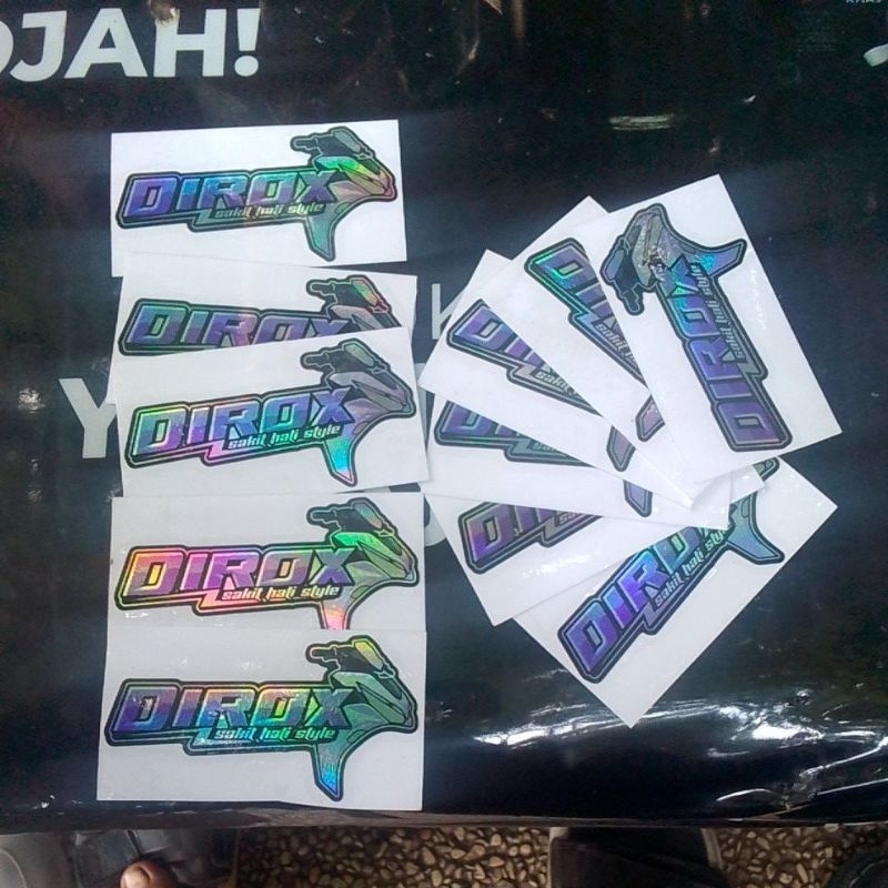 

sticker Dirox sakit hati style