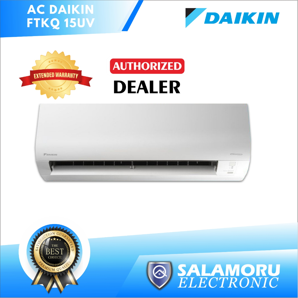 AC Daikin 1/2PK - FTKQ15UVM4 AC Split 0.5 PK Inverter