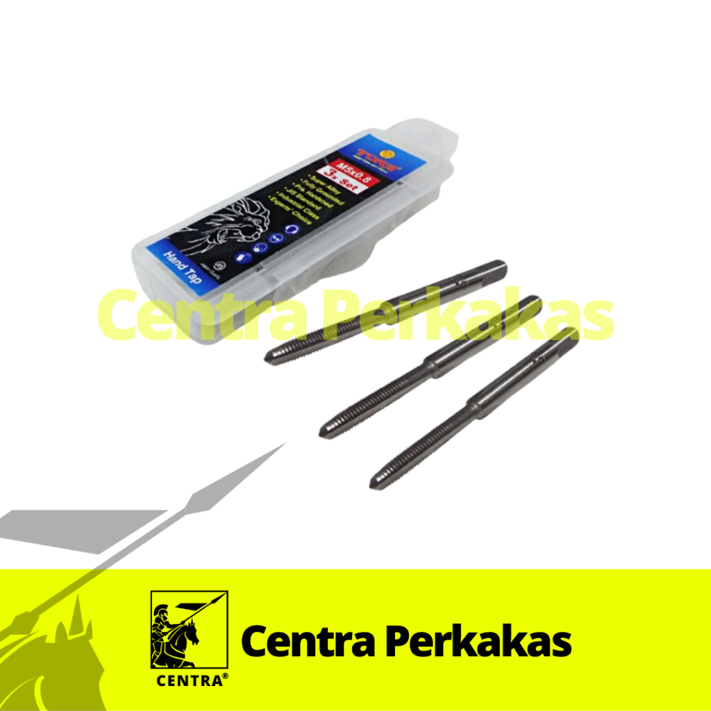 [SET] Mata Tap Ulir Baut M5 x 0.8 Hand Tap 3Pcs