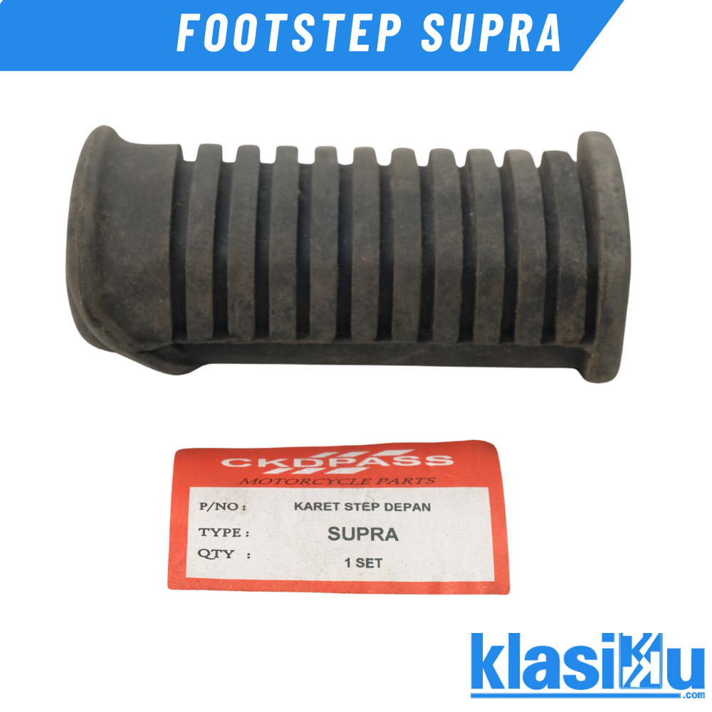 Karet Step Footstep Depan Honda Supra X 100  Supra Fit Lama Nos