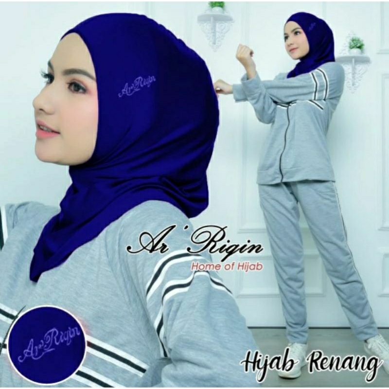 Kerudung hijab jilbab bergo instan sport olahraga renang lari gym aerobic kekinian