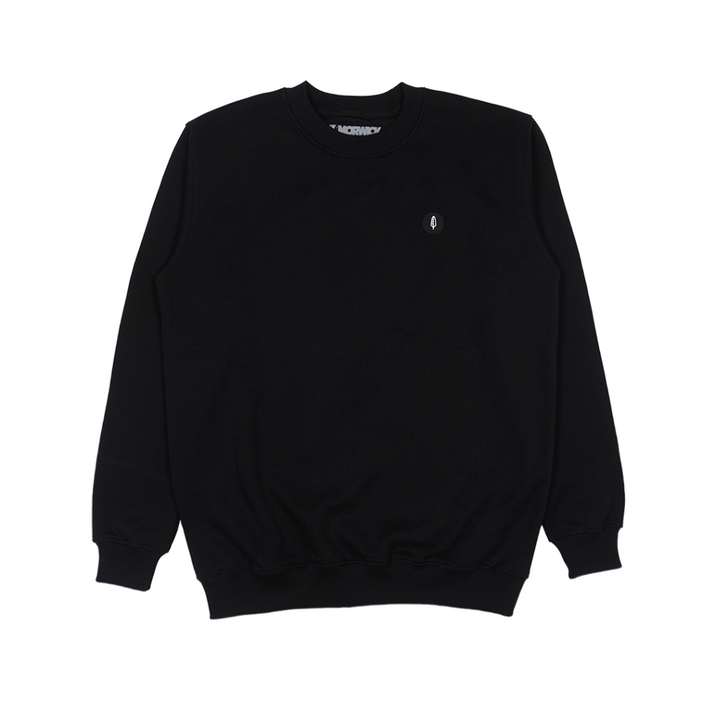 MORWICK - Crewneck Sweater Pria - Wick - Hitam