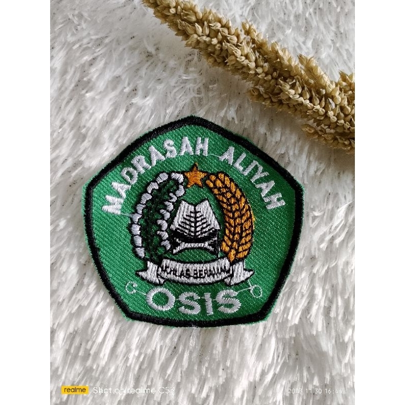logo osis madrasah bordir