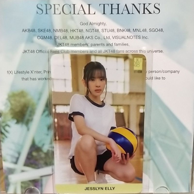photocard member jkt48  jesslyn elly summed tour official