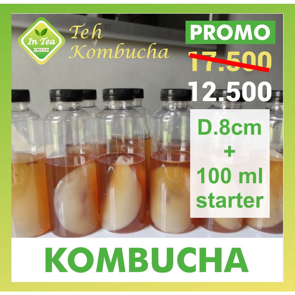 

SCOBY KOMBUCHA / BIBIT KOMBUCHA (InTea PREMIUM) | MINUMAN KESEHATAN