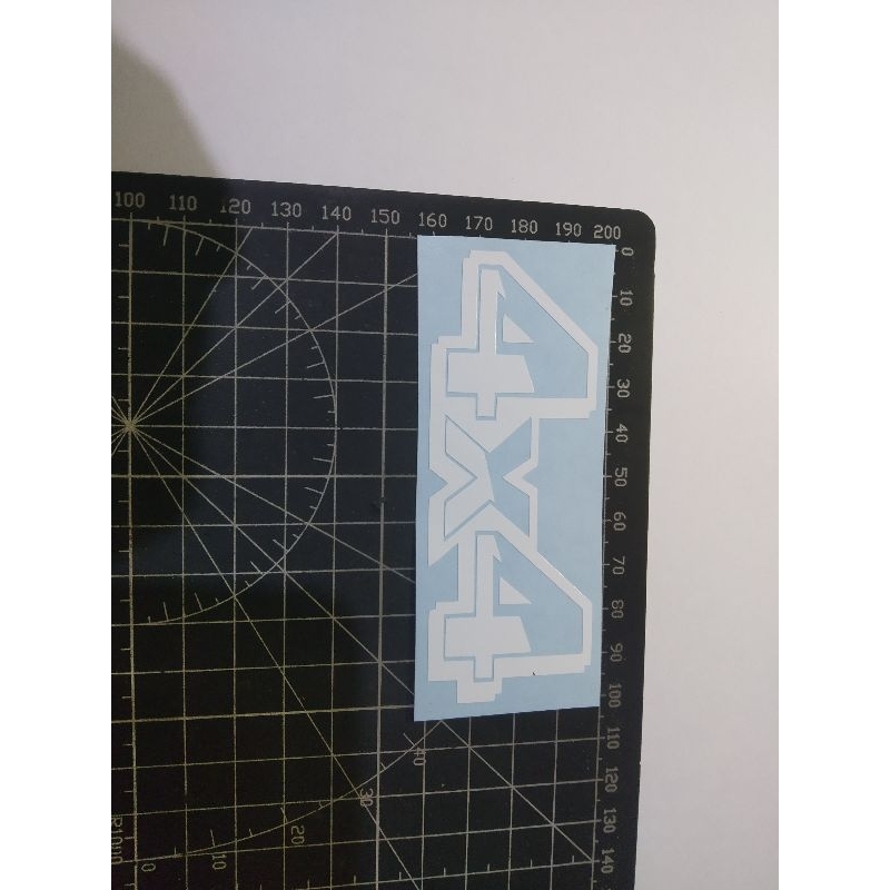 

cutting stiker 4x4