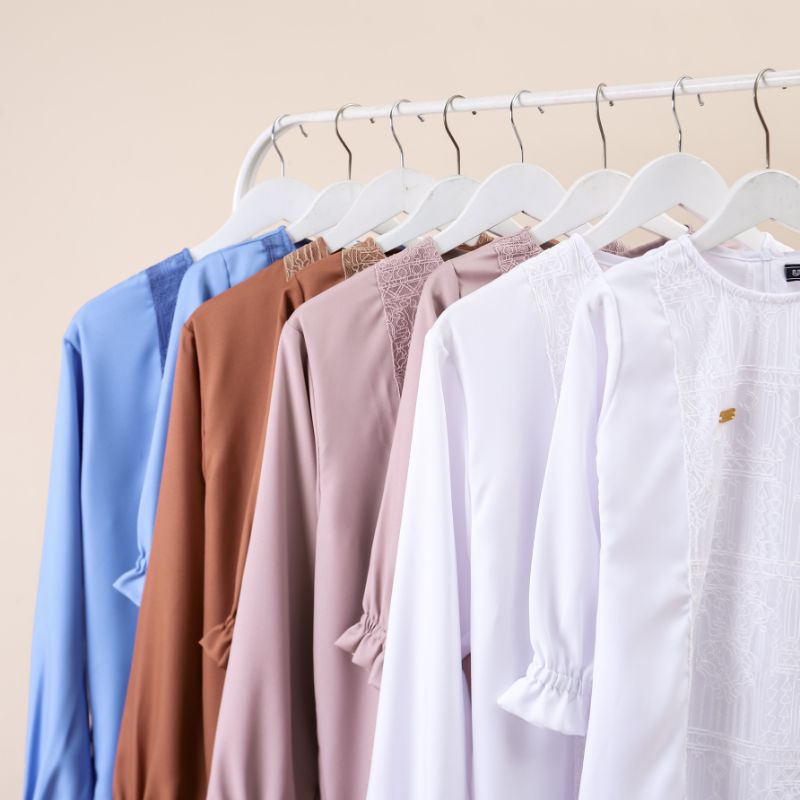 Gamis Couple Ibu dan Anak Syakilla Premium / Dress Couple Fashion Muslim