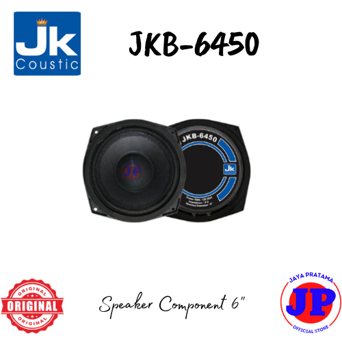 JK Coustic JKB6450 Speaker Componen 6 Inch Original JKB-6450