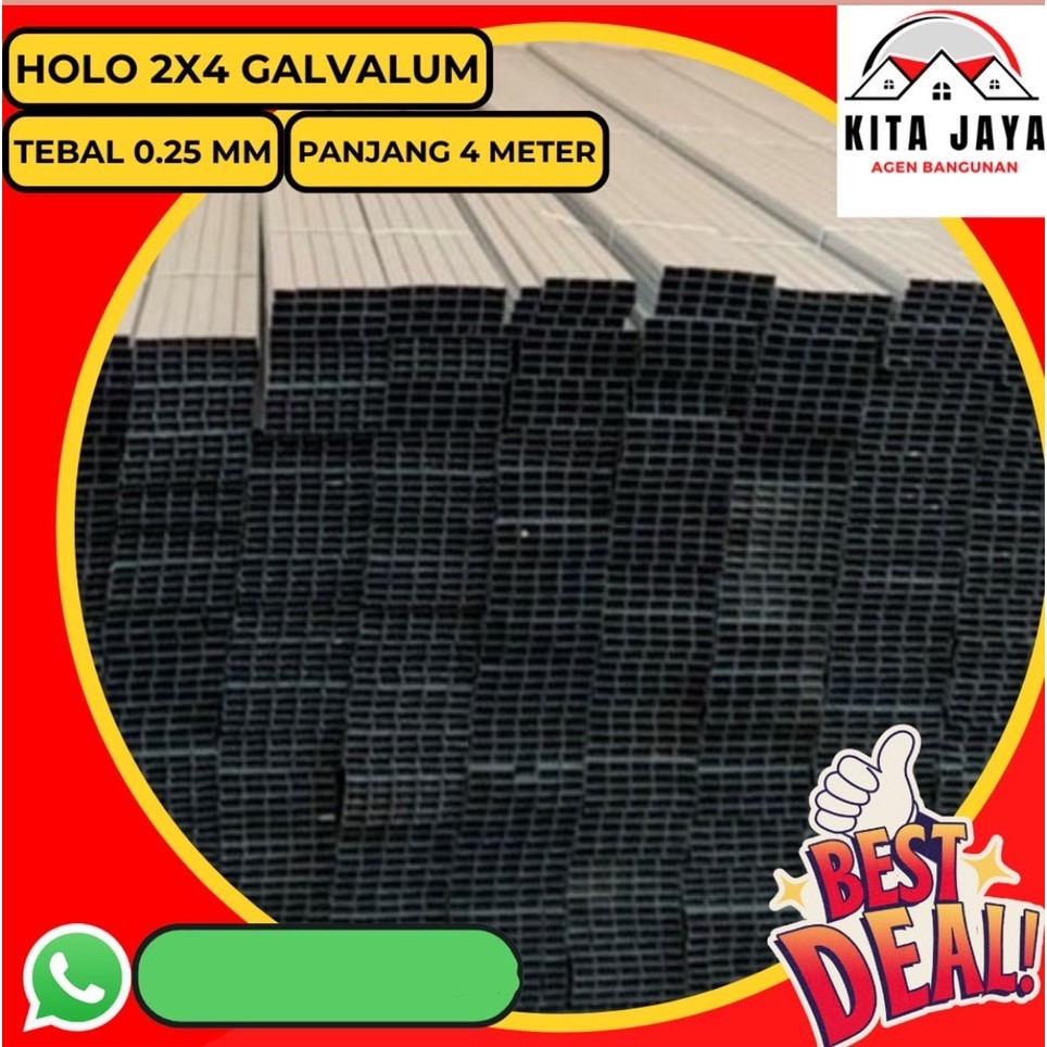 Holo 2x4 Galvalum / Holo Plafon / Holo Gypsum / Holo PVC