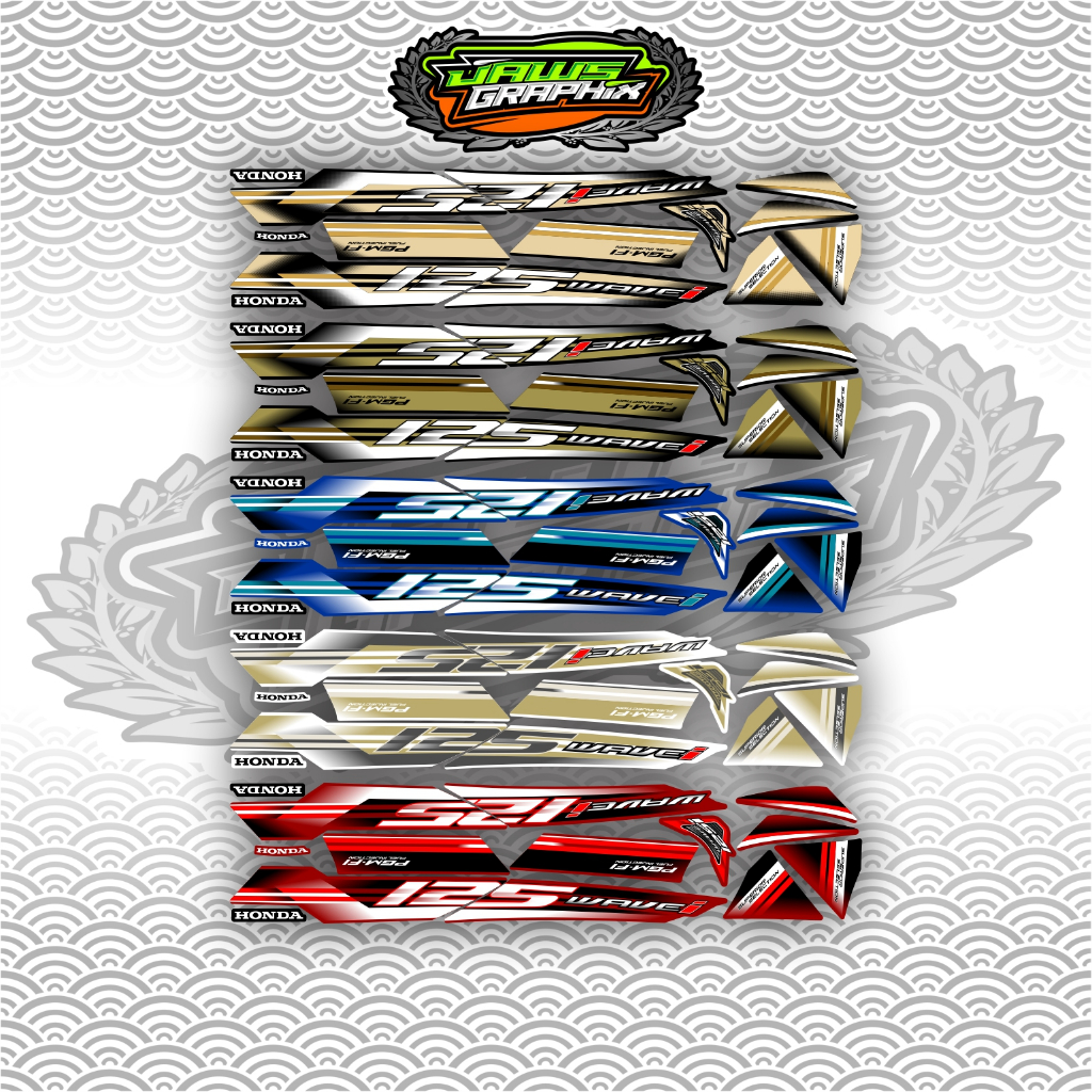 STRIPING SUPRA X 125 2010 / striping wave 125i 2010