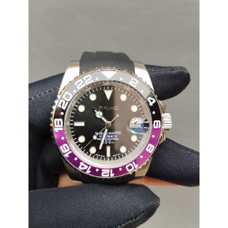 jam tangan seikomod mod seiko joker marinemaster / submariner NH35 NH36 7S26