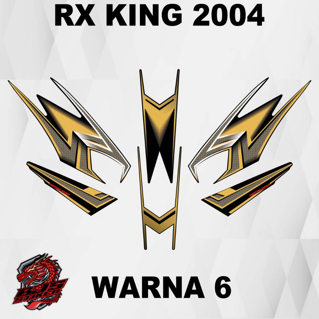 Striping rx king - Stiker Decal RX KING 2004