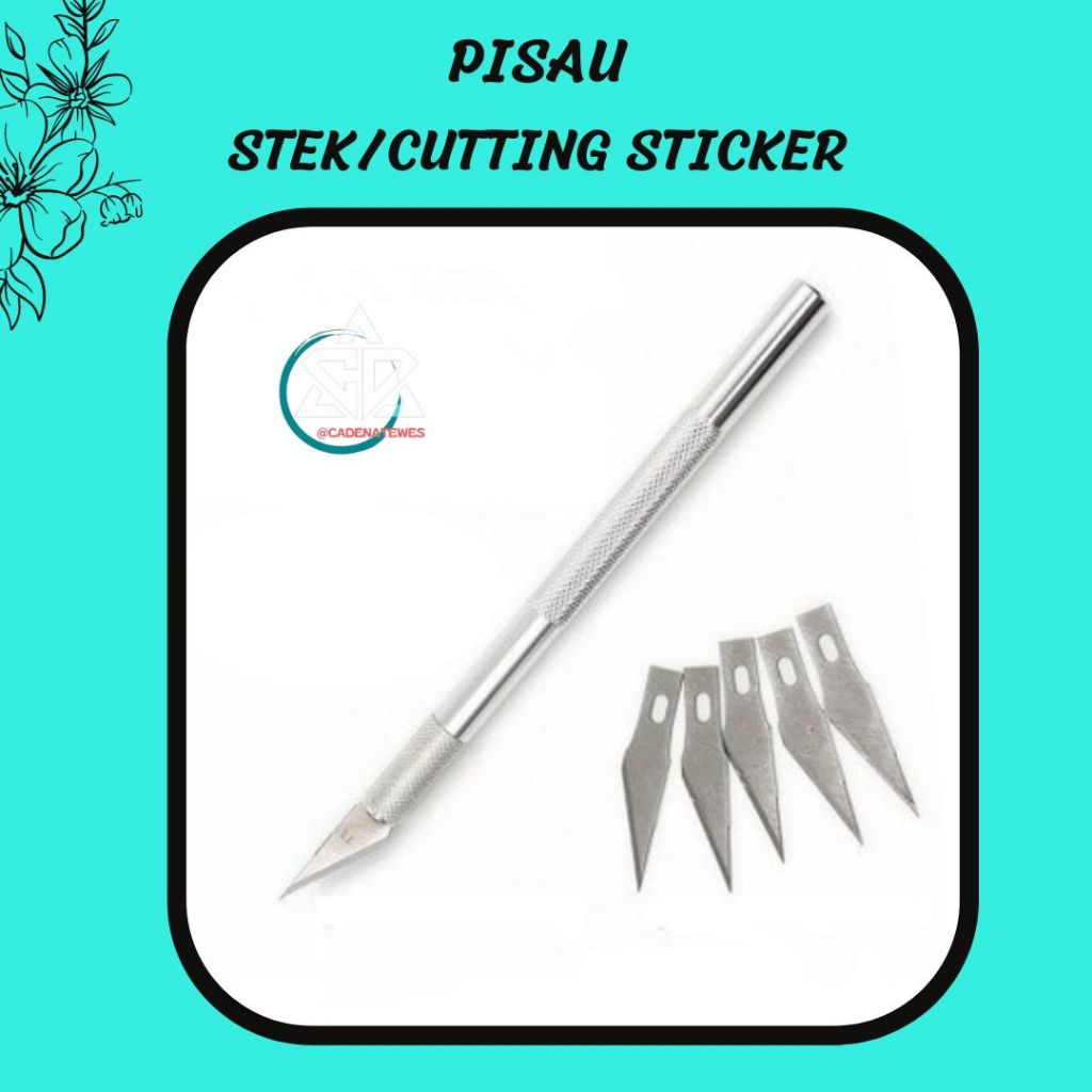 

♥MURAH LEBAY♥ Pen Cutter Set + Reffil 5 Pcs Art Knife Pisau / Grafting Cutter Pisau Bedah Okulasi Stek Cangkok Tanaman Pisau Kerajinan tangan serbaguna pisau sayat serbaguna Cutting Sticker Gundam Gunpla Pen Cutter Pisau Presisi pisau sayat bonsai stek
