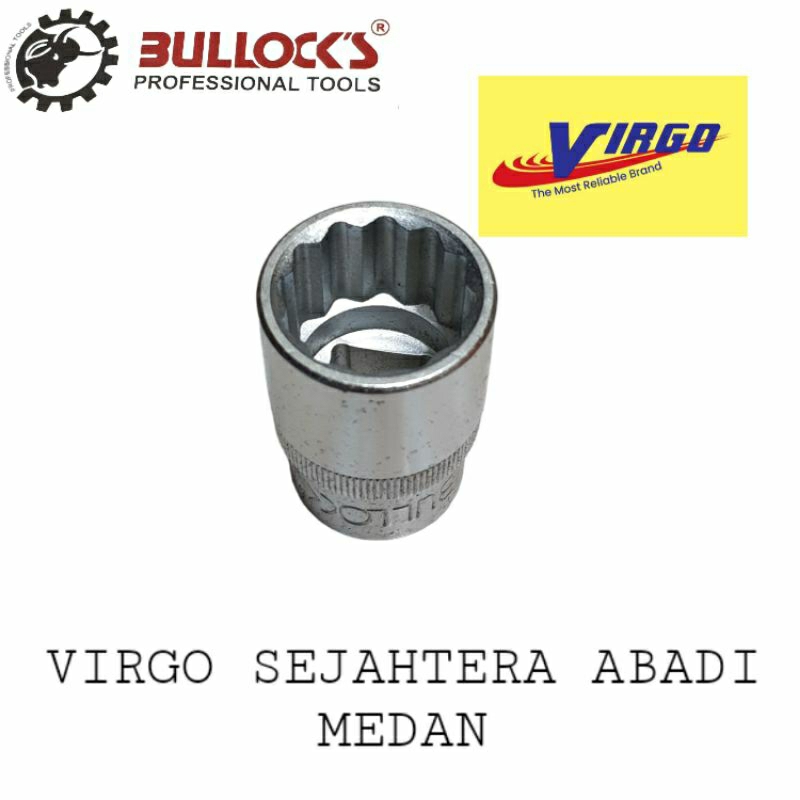 BUL-SOC-1219 KUNCI SHOCK 1/2" 19mm 12PT MATA SOK / SOCK BULLOCKS 19 mm