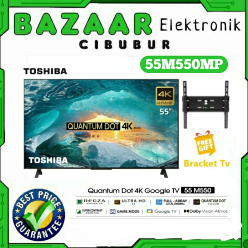 TV TOSHIBA 55 INCH 55M550MP 4K UHD QUANTUM DOT QLED DOLBY
