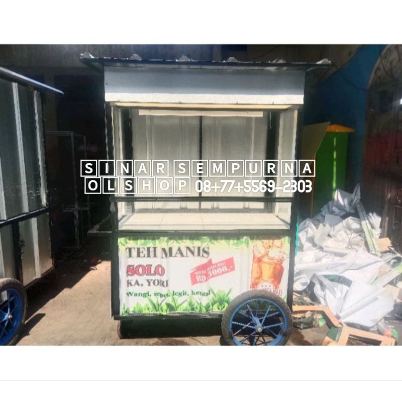 Gerobak es teh manis solo gerobak es teh poci