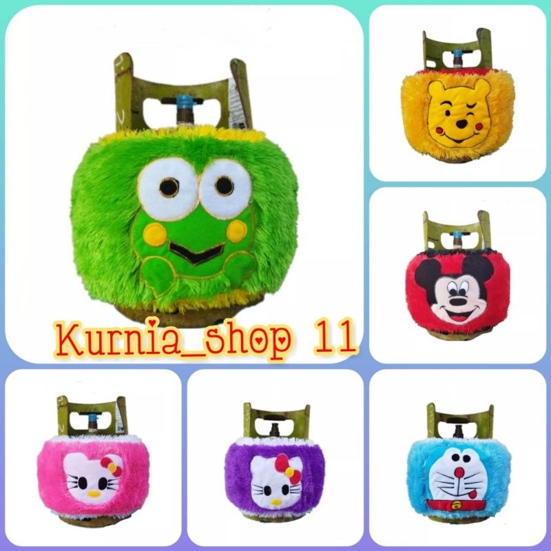 Sarung Tabung Gas Lpg 3kg  Bando Gas Karakter  Sarung Penutup Gas  Bando Tabung Gas Lucu Dan Imut