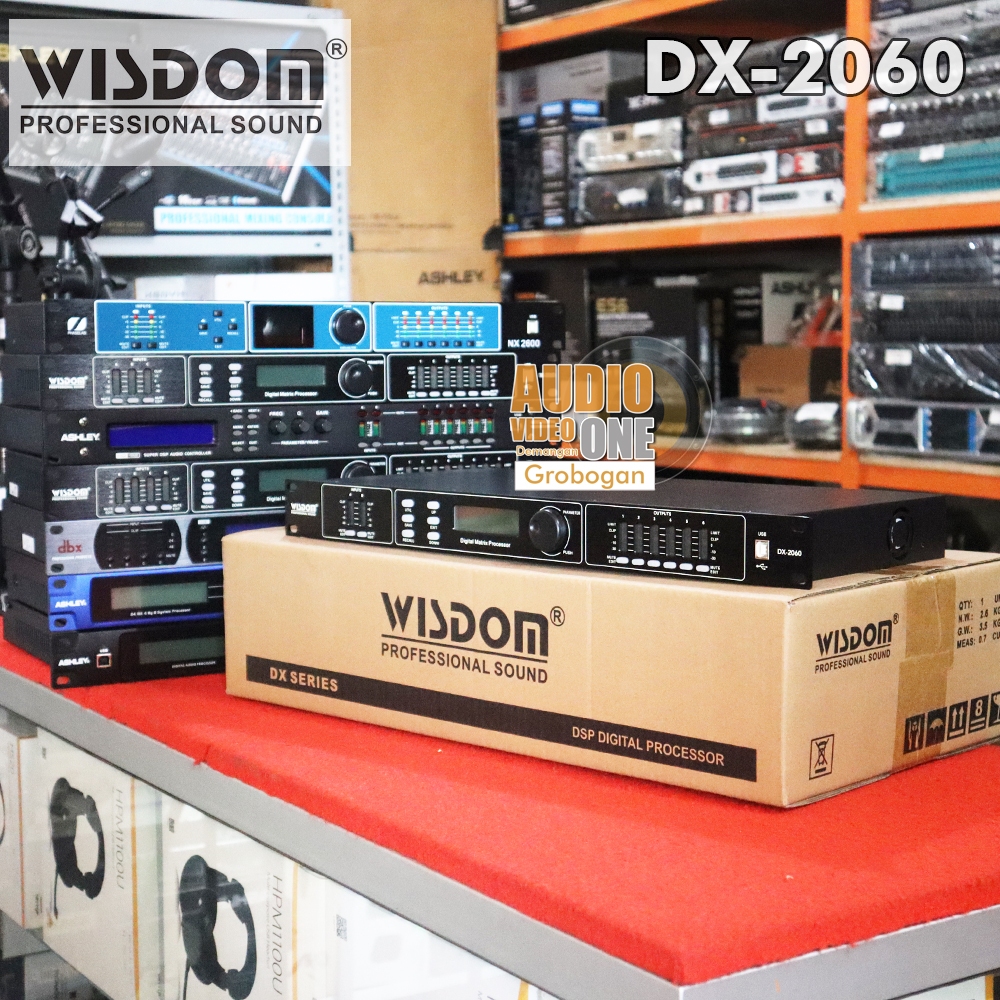 DLMS Wisdom DX2060 2 In 6 Out Driverack Speaker Management Original
