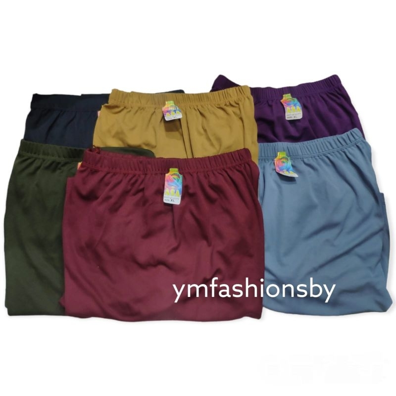 1 BIJI CELANA RANGKEPAN PENDEK WANITA POLOS JUMBO