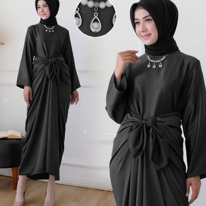 Murah CINTAMI KAFTAN KAFTAN PESTA POLOS KAFTAN IKAT POLOS KAFTAN SERAGAMAN